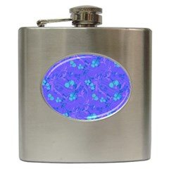 Floral Pattern Hip Flask (6 Oz) by Valentinaart