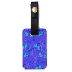 Floral Pattern Luggage Tags (one Side)  by Valentinaart