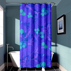 Floral Pattern Shower Curtain 36  X 72  (stall) 