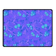 Floral Pattern Double Sided Fleece Blanket (small)  by Valentinaart