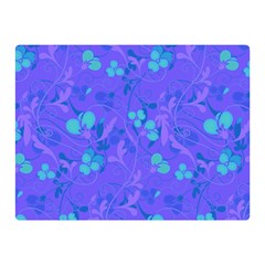 Floral Pattern Double Sided Flano Blanket (mini) 