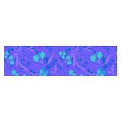 Floral Pattern Satin Scarf (oblong) by Valentinaart