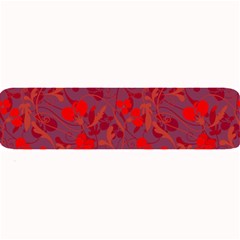 Red Floral Pattern Large Bar Mats