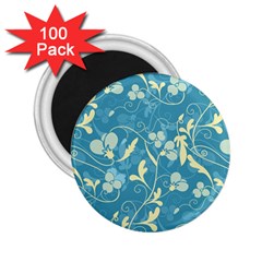 Floral Pattern 2 25  Magnets (100 Pack)  by Valentinaart