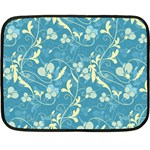 Floral pattern Fleece Blanket (Mini) 35 x27  Blanket