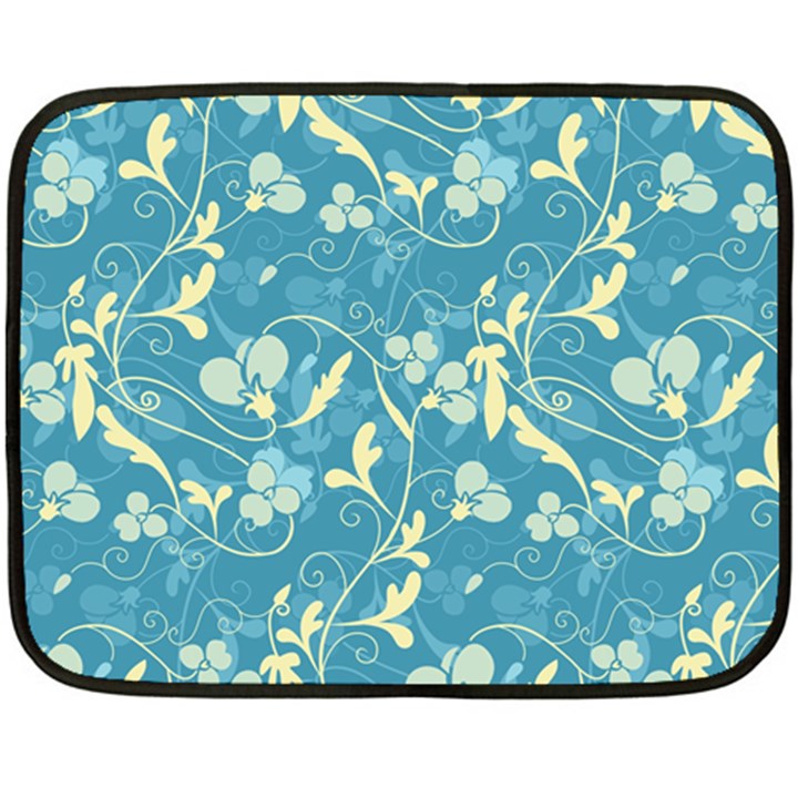 Floral pattern Fleece Blanket (Mini)