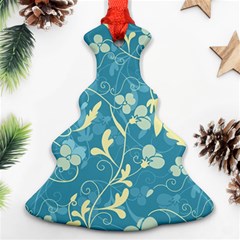 Floral Pattern Christmas Tree Ornament (two Sides)