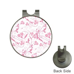 Floral pattern Hat Clips with Golf Markers