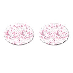 Floral Pattern Cufflinks (oval) by Valentinaart