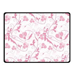 Floral Pattern Double Sided Fleece Blanket (small)  by Valentinaart