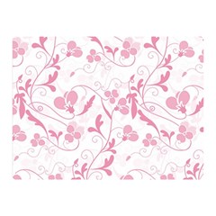 Floral Pattern Double Sided Flano Blanket (mini)  by Valentinaart