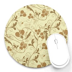 Floral pattern Round Mousepads