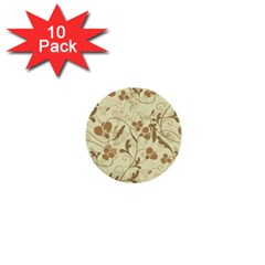 Floral pattern 1  Mini Buttons (10 pack) 