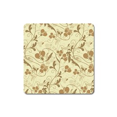 Floral pattern Square Magnet