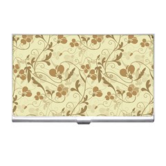 Floral Pattern Business Card Holders by Valentinaart