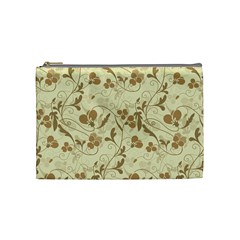 Floral Pattern Cosmetic Bag (medium)  by Valentinaart