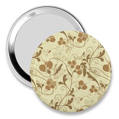 Floral pattern 3  Handbag Mirrors