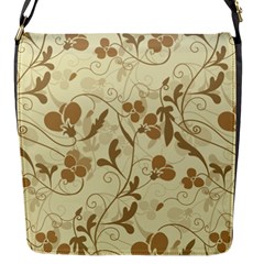 Floral pattern Flap Messenger Bag (S)