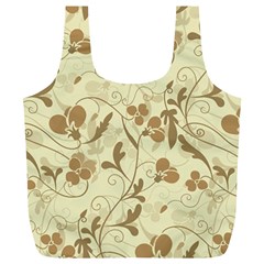 Floral pattern Full Print Recycle Bags (L) 