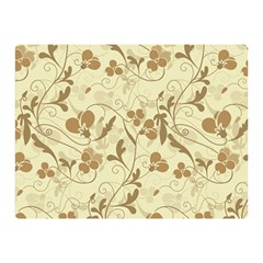 Floral Pattern Double Sided Flano Blanket (mini) 