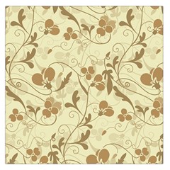 Floral pattern Large Satin Scarf (Square)