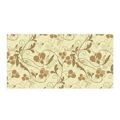 Floral Pattern Satin Wrap