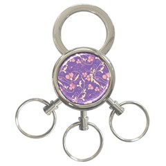 Floral Pattern 3-ring Key Chains by Valentinaart