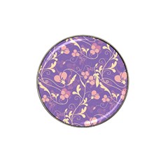 Floral Pattern Hat Clip Ball Marker (4 Pack) by Valentinaart