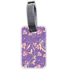 Floral Pattern Luggage Tags (two Sides) by Valentinaart