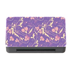 Floral Pattern Memory Card Reader With Cf by Valentinaart