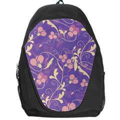 Floral Pattern Backpack Bag by Valentinaart