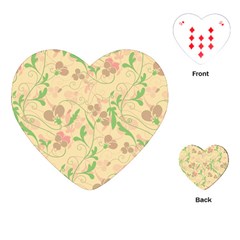 Floral Pattern Playing Cards (heart) 