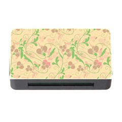 Floral Pattern Memory Card Reader With Cf