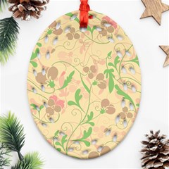 Floral Pattern Ornament (oval Filigree)