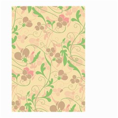 Floral Pattern Small Garden Flag (two Sides)