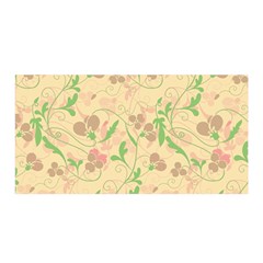 Floral Pattern Satin Wrap by Valentinaart