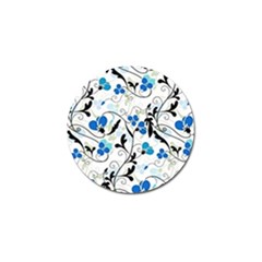 Floral Pattern Golf Ball Marker