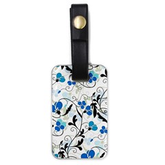 Floral Pattern Luggage Tags (one Side)  by Valentinaart