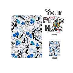 Floral Pattern Playing Cards 54 (mini)  by Valentinaart