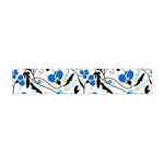 Floral pattern Flano Scarf (Mini) Front