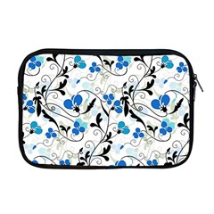 Floral Pattern Apple Macbook Pro 17  Zipper Case