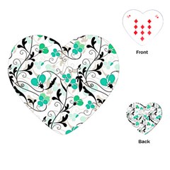 Floral Pattern Playing Cards (heart) 