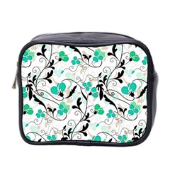 Floral Pattern Mini Toiletries Bag 2-side by Valentinaart