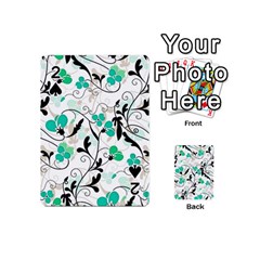 Floral Pattern Playing Cards 54 (mini)  by Valentinaart