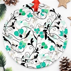 Floral Pattern Ornament (round Filigree)