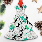 Floral pattern Ornament (Christmas Tree)  Front