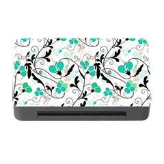 Floral Pattern Memory Card Reader With Cf