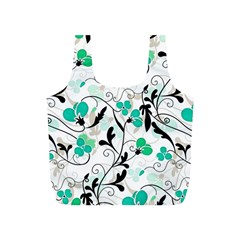 Floral Pattern Full Print Recycle Bags (s)  by Valentinaart