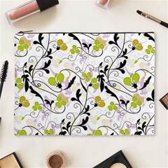 Floral Pattern Cosmetic Bag (xl) by Valentinaart