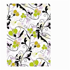 Floral Pattern Small Garden Flag (two Sides)